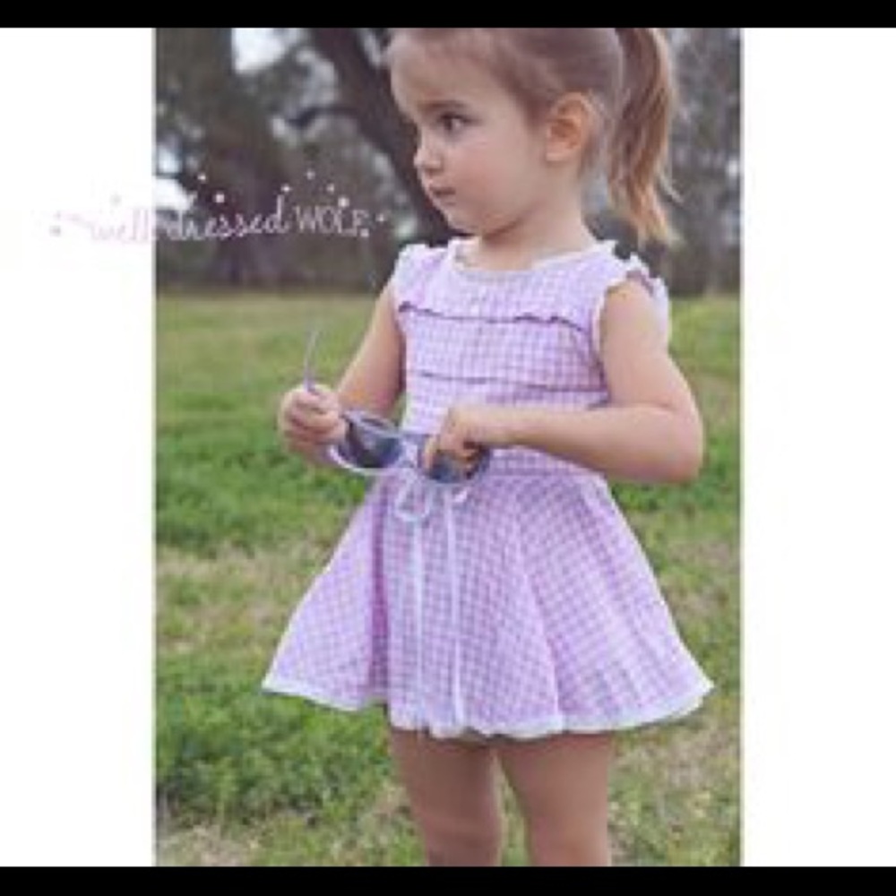 Well Dress Wolf Mint Innocence Romper